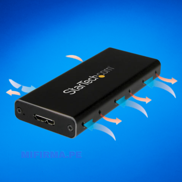 Caja Adaptador M.2 NGFF a USB 3.1 con Carcasa Protectora - Caja de SSD M.2 para SSDs M.2 SATA
