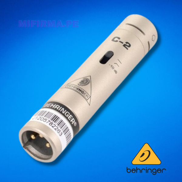 MICROFONO CONDENSADOR DE STUDIO BEHRINGER C - 2 PACK X2und - Imagen 3